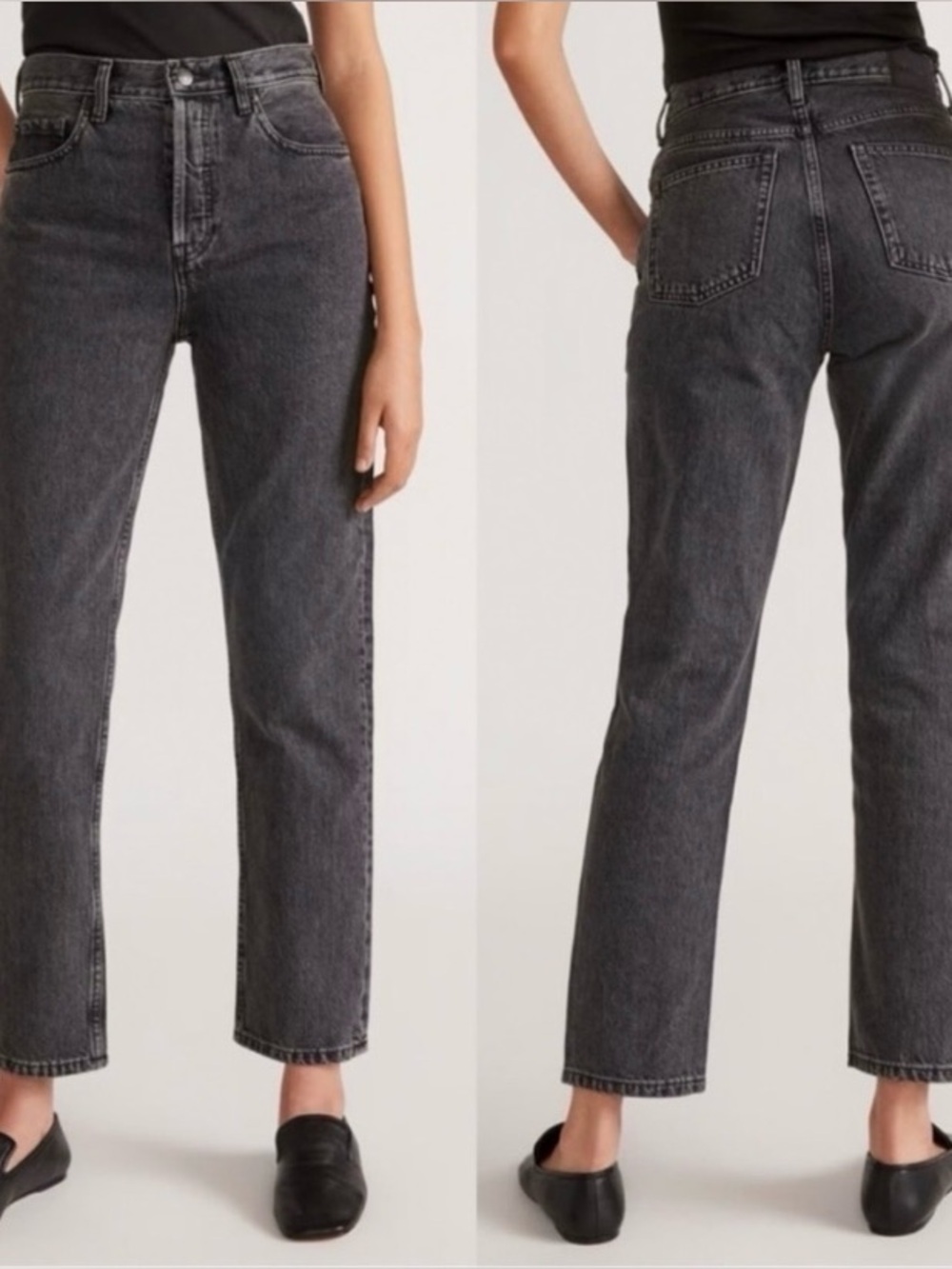 Everlane The Cheeky Jean Washed Black size 34 Regular